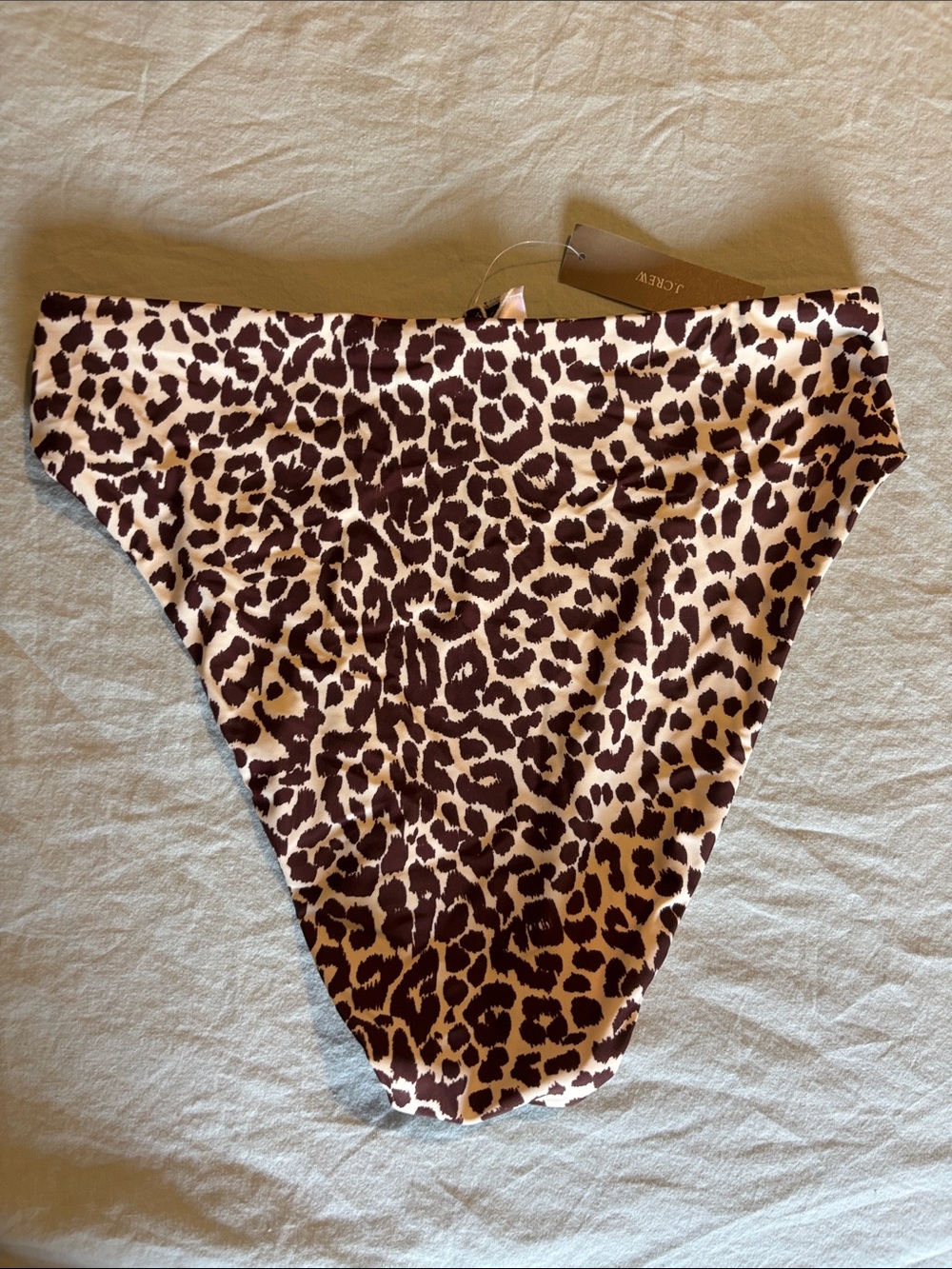 J Crew Leopard Print Bikini Bottom - brown and cream - Picture 4 of 6